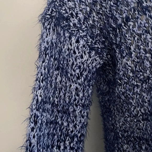 Lou & Grey cotton blend both knit cardigan pockets fall furry classic casual - Picture 7 of 9